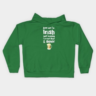 saint Patrick's day beer Kids Hoodie